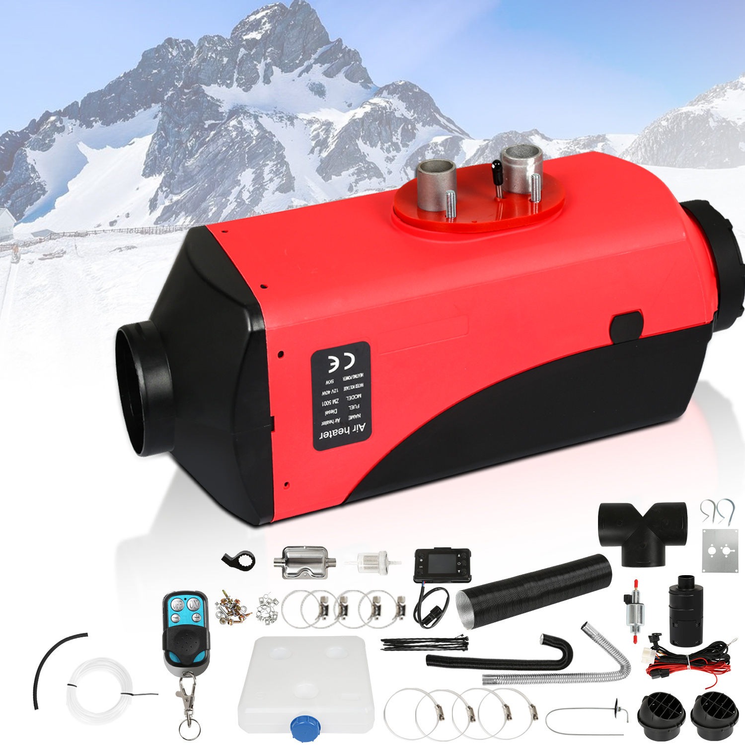Jiubiaz 8kw Diesel Luftheizung Standheizung 12v, Fernbedienung Lcd, 9l Tank, Kompakte Heizung Für Pkw Lkw Wohnmobil Camper Und Boot