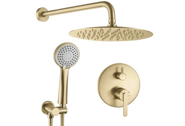 Rea Unterputz Duschset Ontario Brush Gold