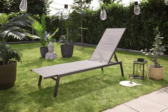 Gartenliege Lenno 200 cm Stahl Gartenliege - Primaster