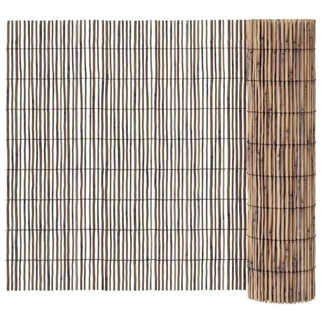 Schilfrohrzaun Braun 300 x 140 cm Schilf Vidaxl