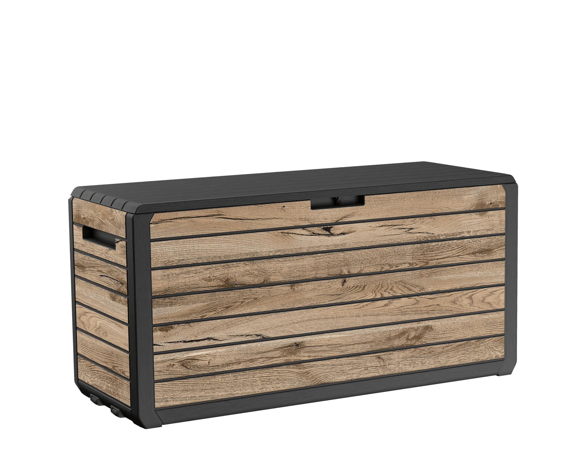 Keter Atlas Kissenbox Mit Deckel 270l Pinienholz-optik