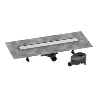 Hansgrohe - Raindrain Go Komplettset Duschrinne 600, Rückseitig