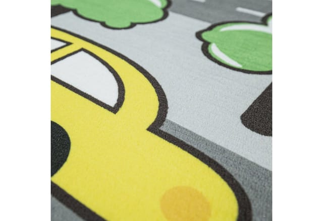 Paco Home - Kinderteppich Teppich Kinderzimmer Spielmatte Spielteppich Rutschfest Grau 80x150 Cm