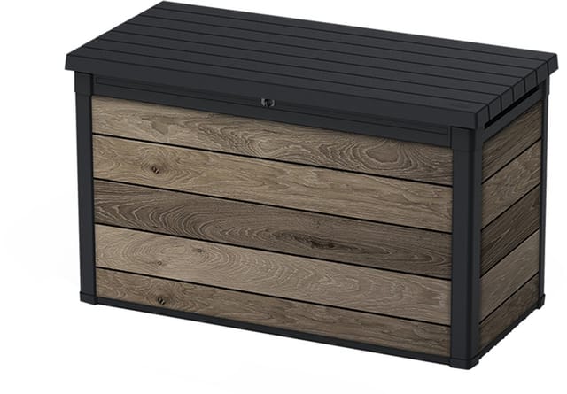 Keter Walnut Aufbewahrungsbox - 757L - 151,7x72,5x90cm - Dunkelbraun