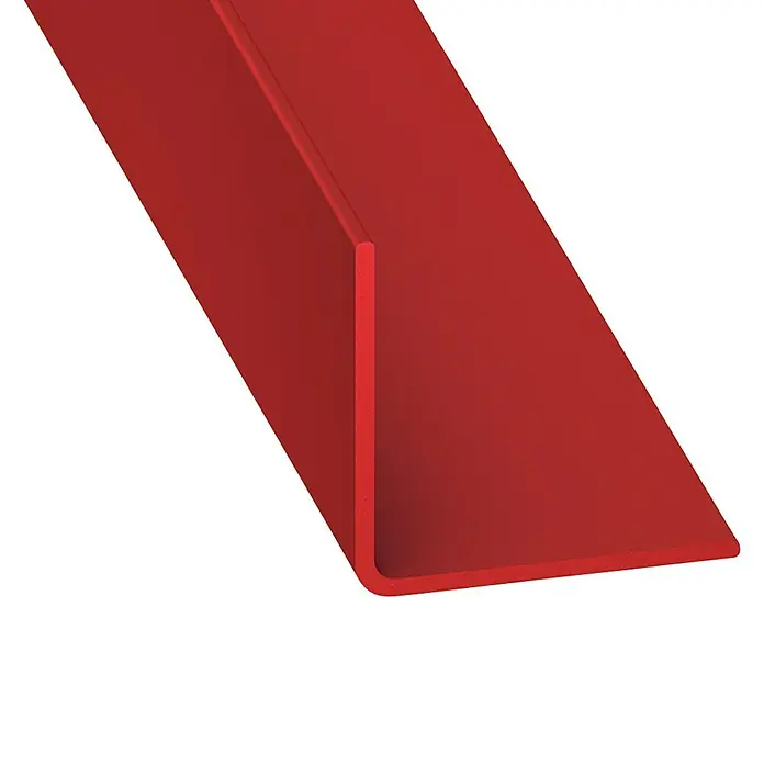Kantoflex Winkelprofil (2.000 x 20 x 20 mm, Stärke: 1 mm, Kunststoff, Rot)
