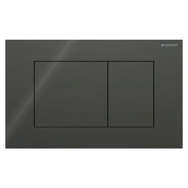 Geberit Sigma40 - WC-Betätigungsplatte, Glas/schwarz 115.629.SJ.1