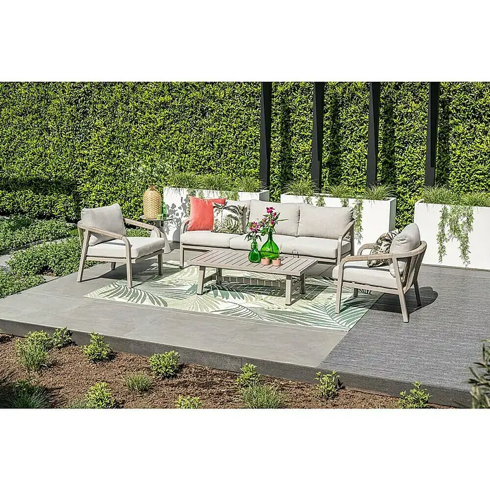 Garden Impressions Loungemöbel-Set Monti (4 -tlg., Aluminium, Beige)