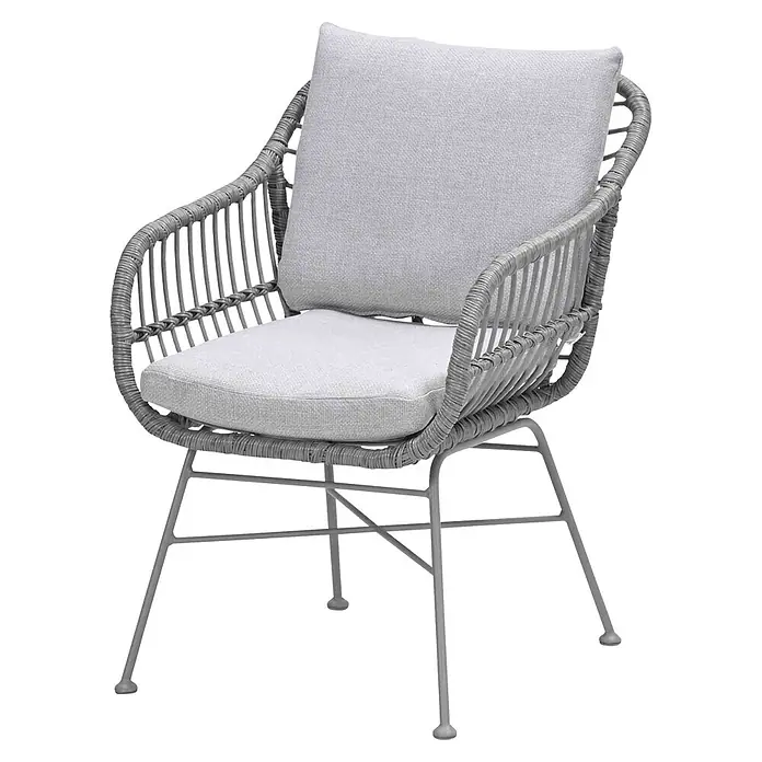 Garden Impressions Gartensessel Margriet (1 Stk., Stahl, Polyester, Stapelbar, B x T x H: 69,5 x 91 x 59 cm)