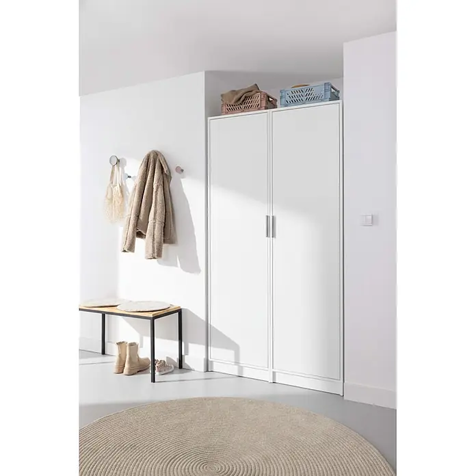 Fackelmann Holz-Mehrzweckschrank (65,1 x 100 x 188,2 cm)