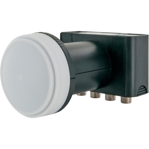 SCHWAIGER SAT-Anlage, Spiegel Set 75cm inkl QUAD LNB und F-Stecker ziegelrot