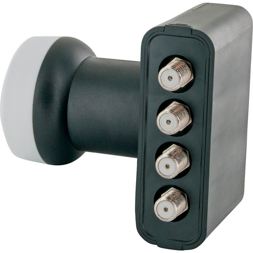 SCHWAIGER SAT-Anlage, Spiegel Set 75cm inkl QUAD LNB und F-Stecker ziegelrot Bild 5