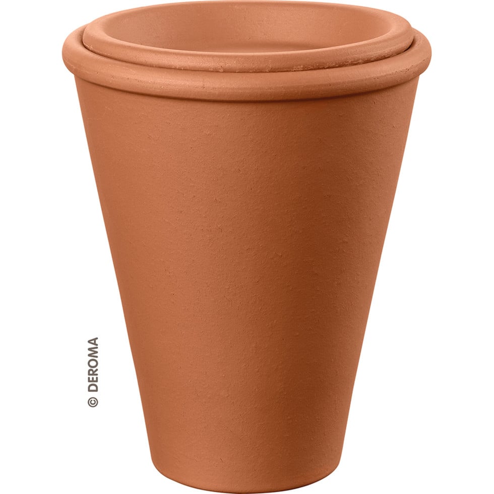 Deroma Pflanzkübel Aquado Ø 27 x 35 cm tonrot
