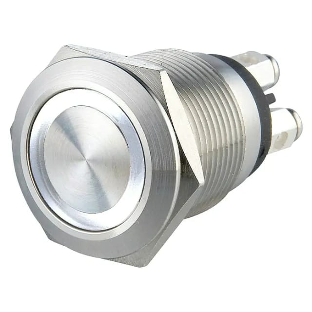 70528 Klingeltaster mit Namensschild 1fach Edelstahl 24 V/0,5 a - Heidemann