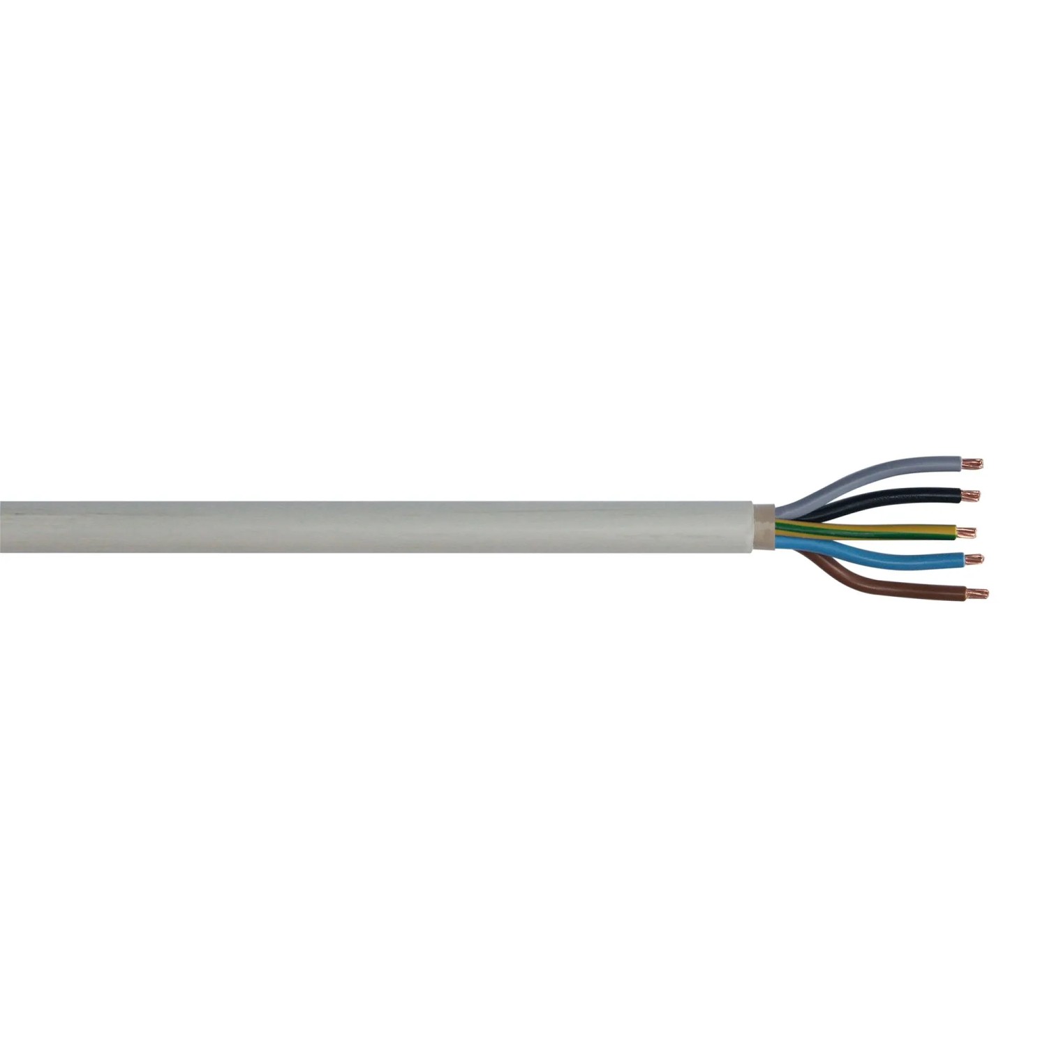 XBK-Kabel Mantelleitung NYM-J 5 x 16 mm² Grau 10 m