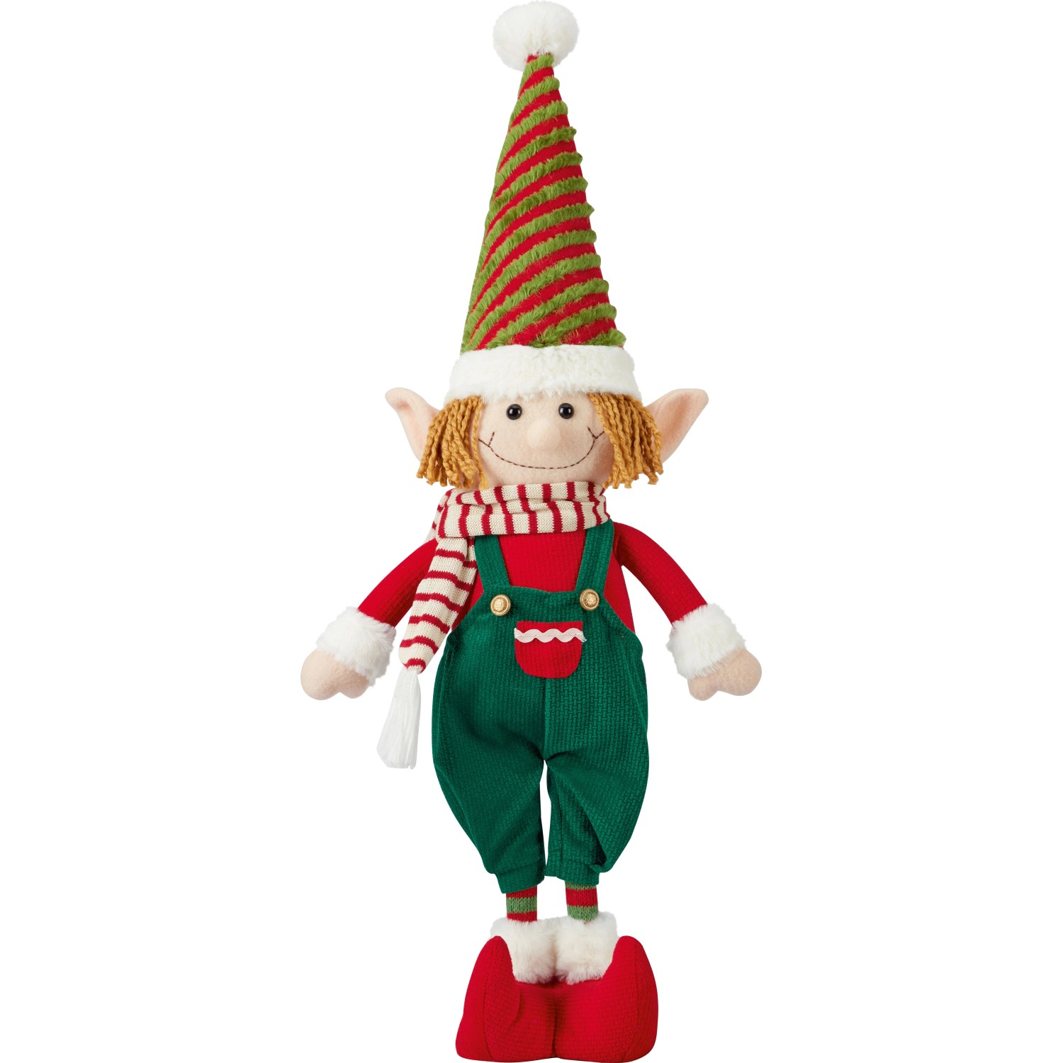 OBI Weihnachtsfigur Elfenjunge Polyester Mehrfarbig 59,5 cm