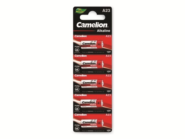 Camelion - alkali-mangan V23A / EL12 12 v (5 St./Blisterverpackung)