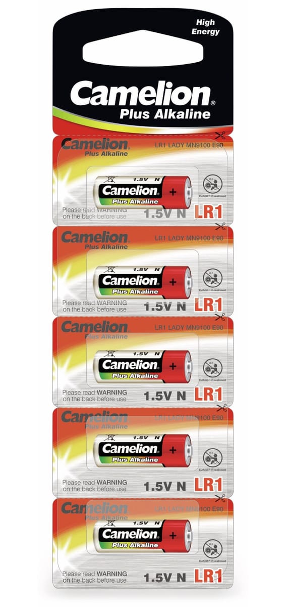 Lady Batterie, Plus Alkaline, 5 Stück - Camelion