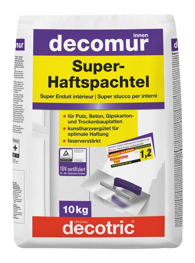 Decotric - Decomur Super-Haftspachtel 10 kg Spachtel & Ausgleichsmassen