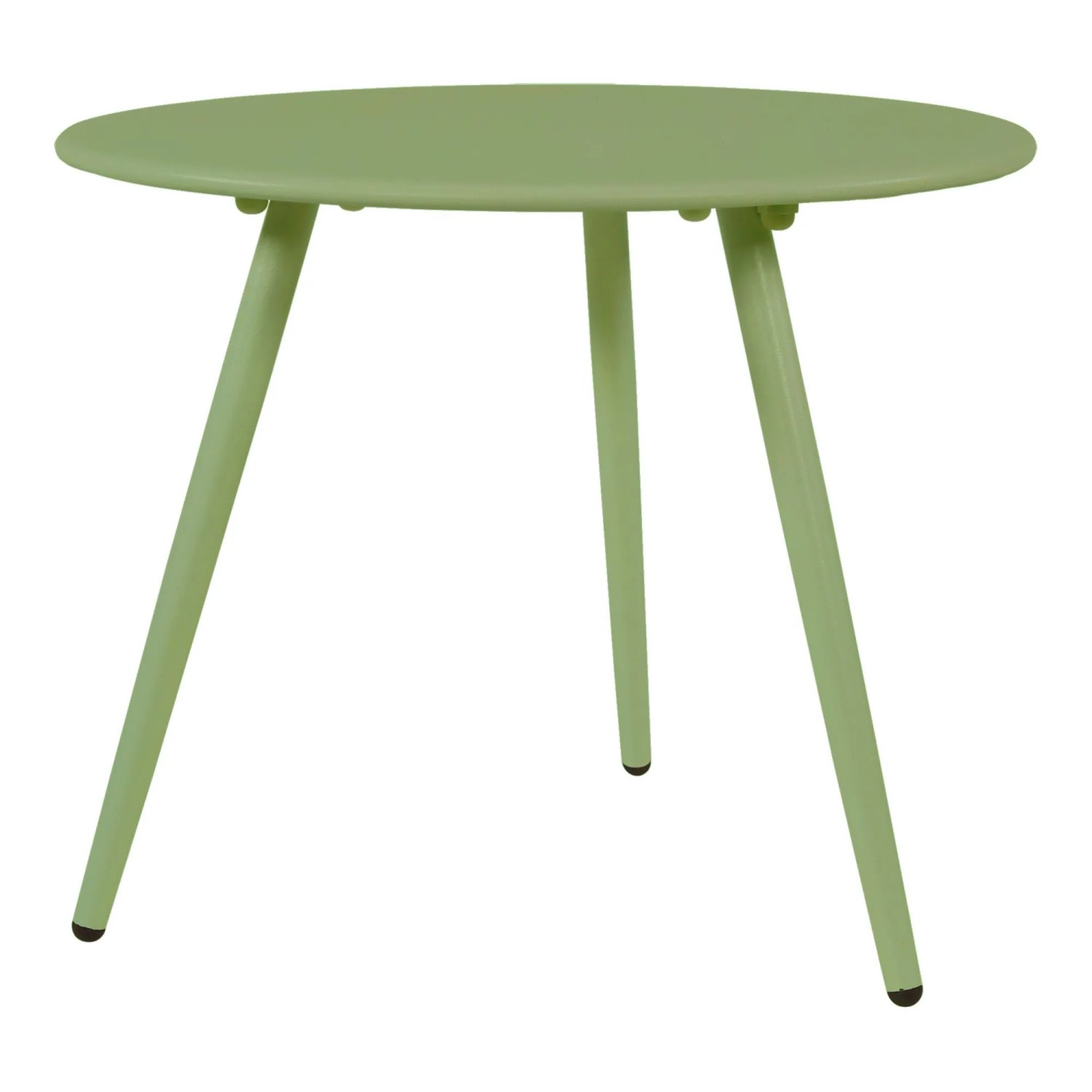 Lesli Gartentisch Rafael Rund Stahl Grün 45 cm x 45 cm