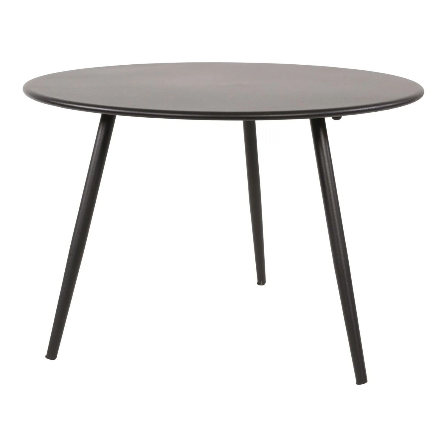 Lesli Gartentisch Rafael Rund Stahl Schwarz 45 cm x 45 cm