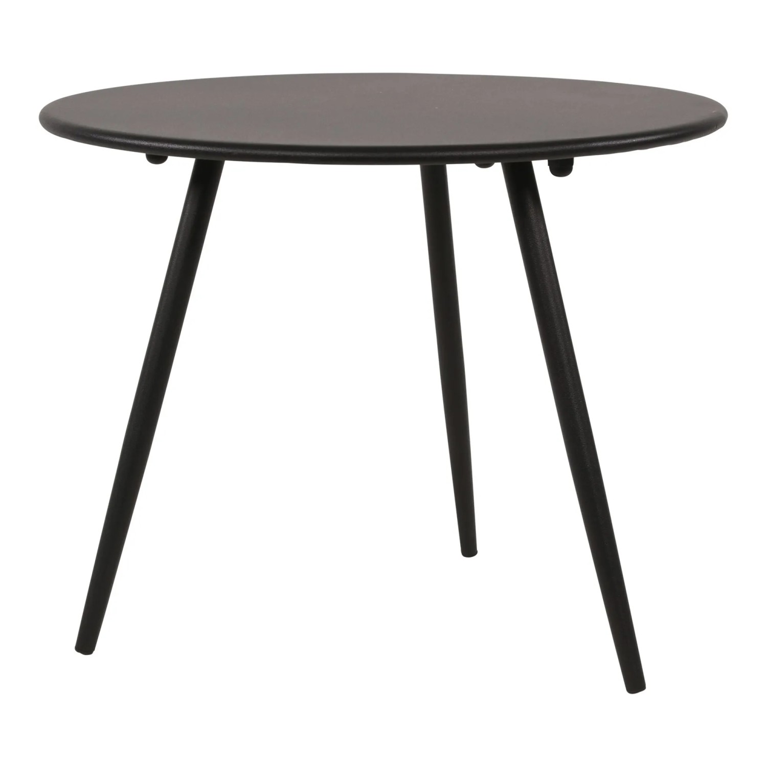 Lesli Gartentisch Rafael Rund Stahl Schwarz Ø 60 cm
