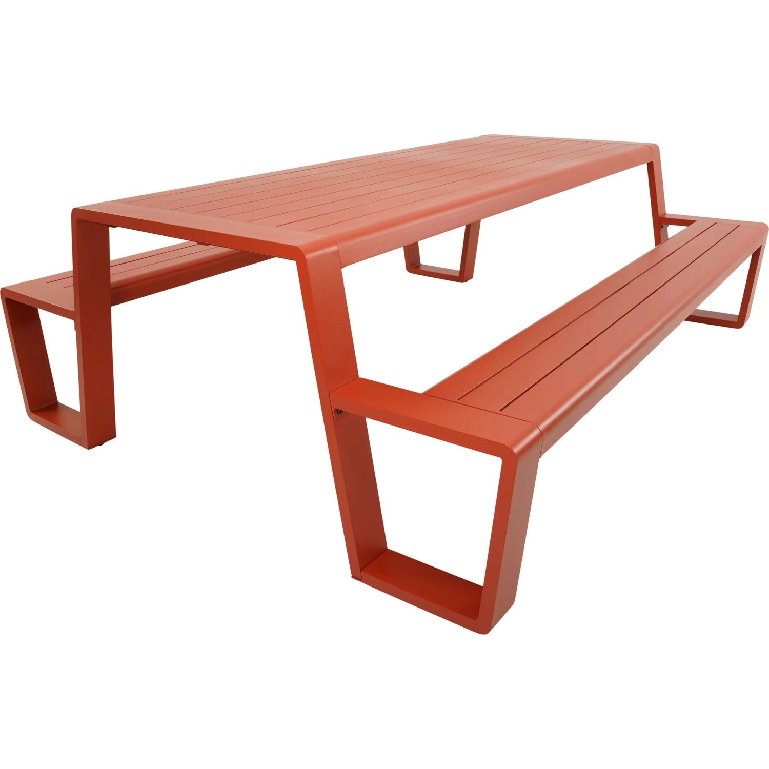 Lesli Picknick-Set Estilo 74 cm x 220 cm x 183 cm Rot