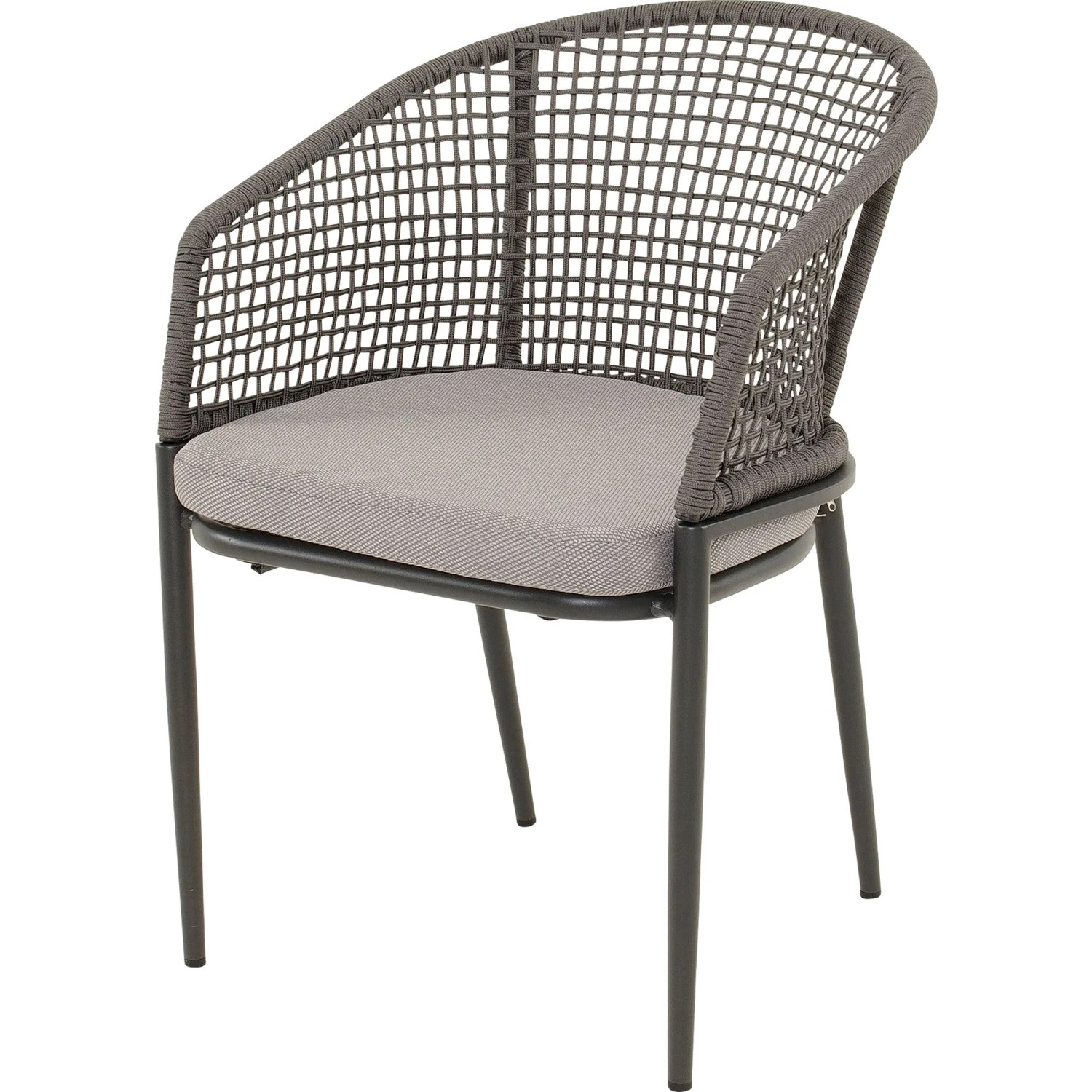 Lesli Stuhl Kioto 77 cm x 56 cm x 62 cm Grau