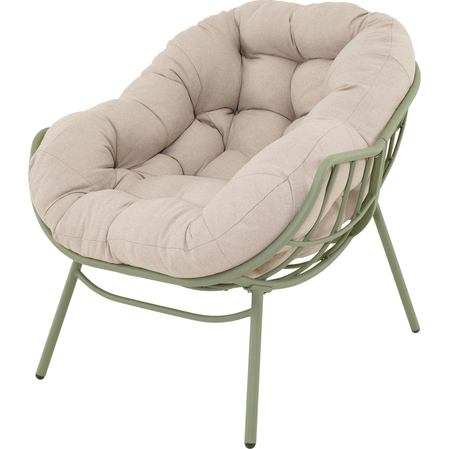 Lesli Relaxstuhl Cozy Aluminium 97 cm x 101 cm x 93 cm Beige