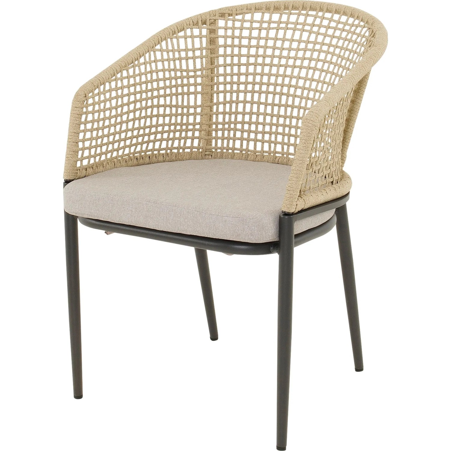 Lesli Stuhl Kioto 77 cm x 56 cm x 62 cm Beige