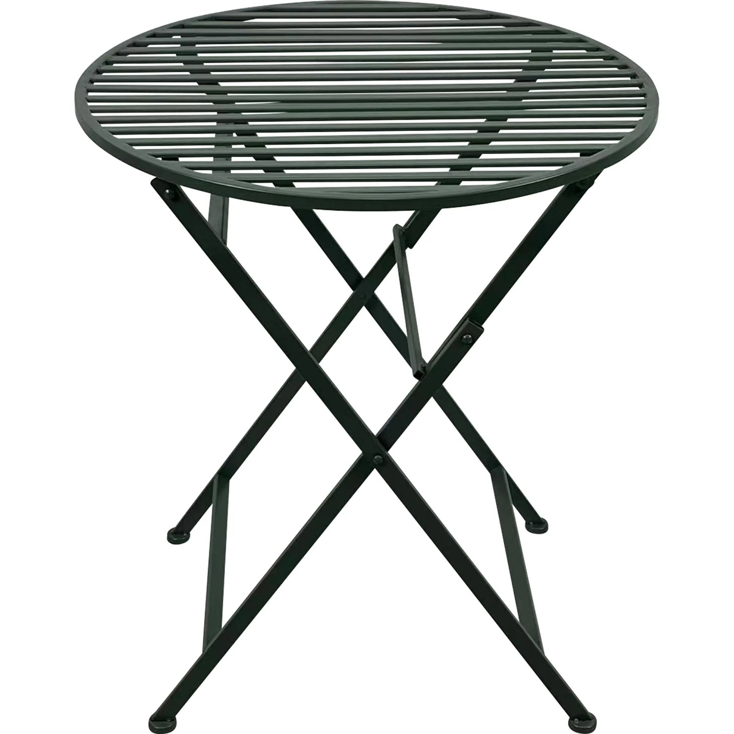 Lesli Klapptisch Viva,a Vida Rund Stahl Grün 60 cm x 60 cm