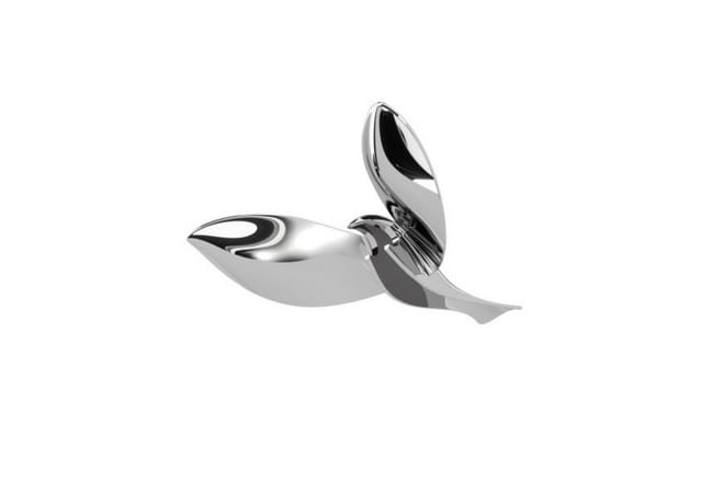 Design-Flaschenöffner Vogel aus verchromtem Metall Tipsy