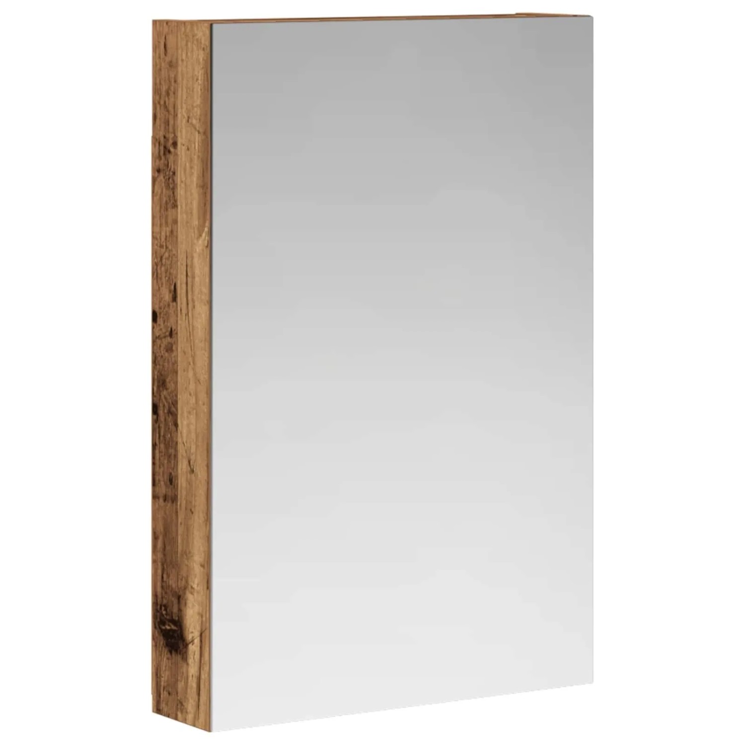 vidaXL Badezimmerspiegelschrank Altholz 40 x 10,5 x 60,5 cm 889029