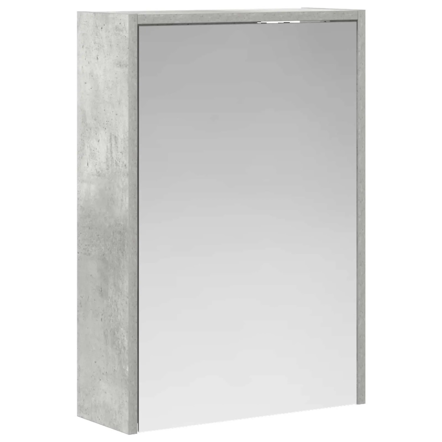 vidaXL Badezimmerspiegelschrank Betongrau 43 x 16 x 62,5 cm 889138