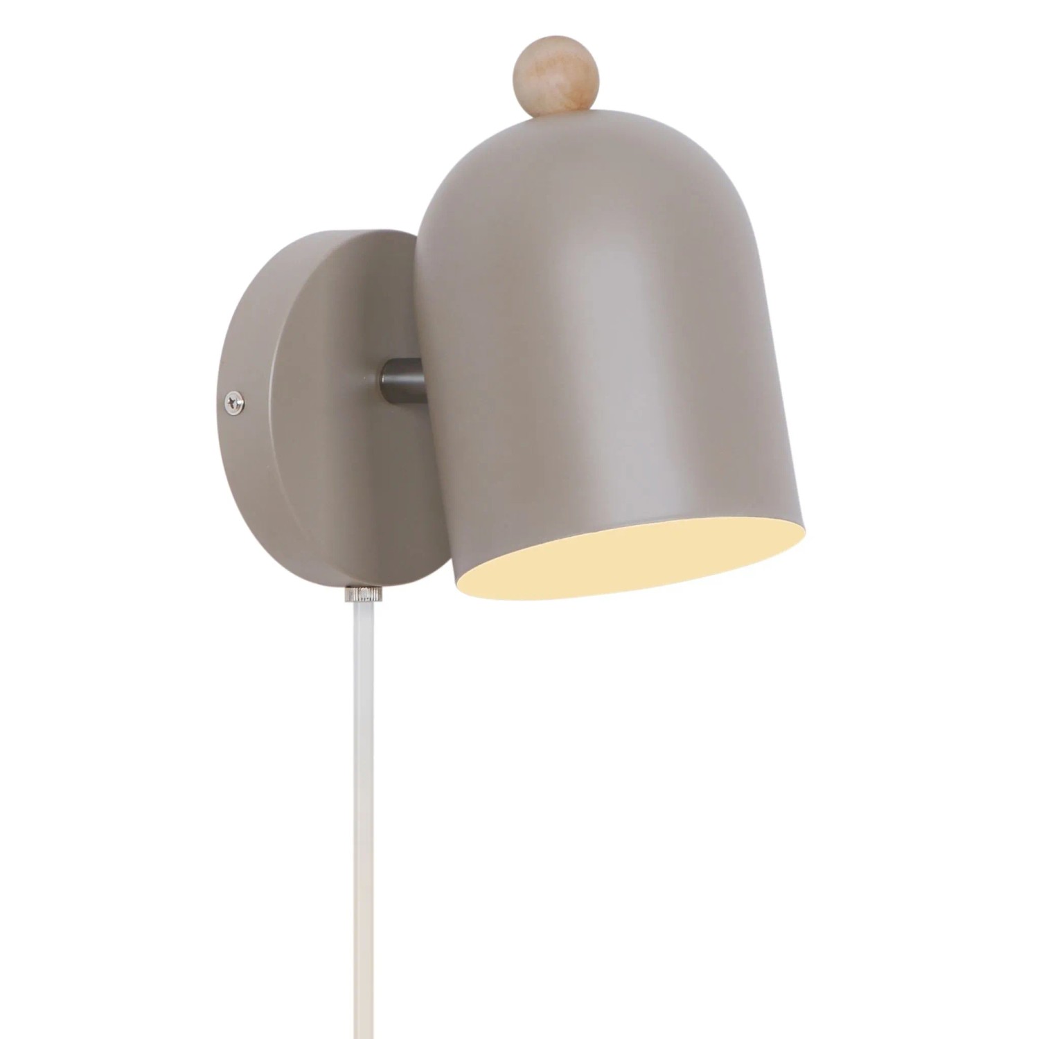 Nordlux Gaston Wandleuchte Hell Braun Kinderleuchte