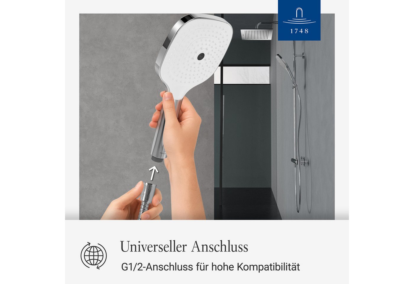 Villeroy & Boch Elody Handbrause Chrom Bild 2