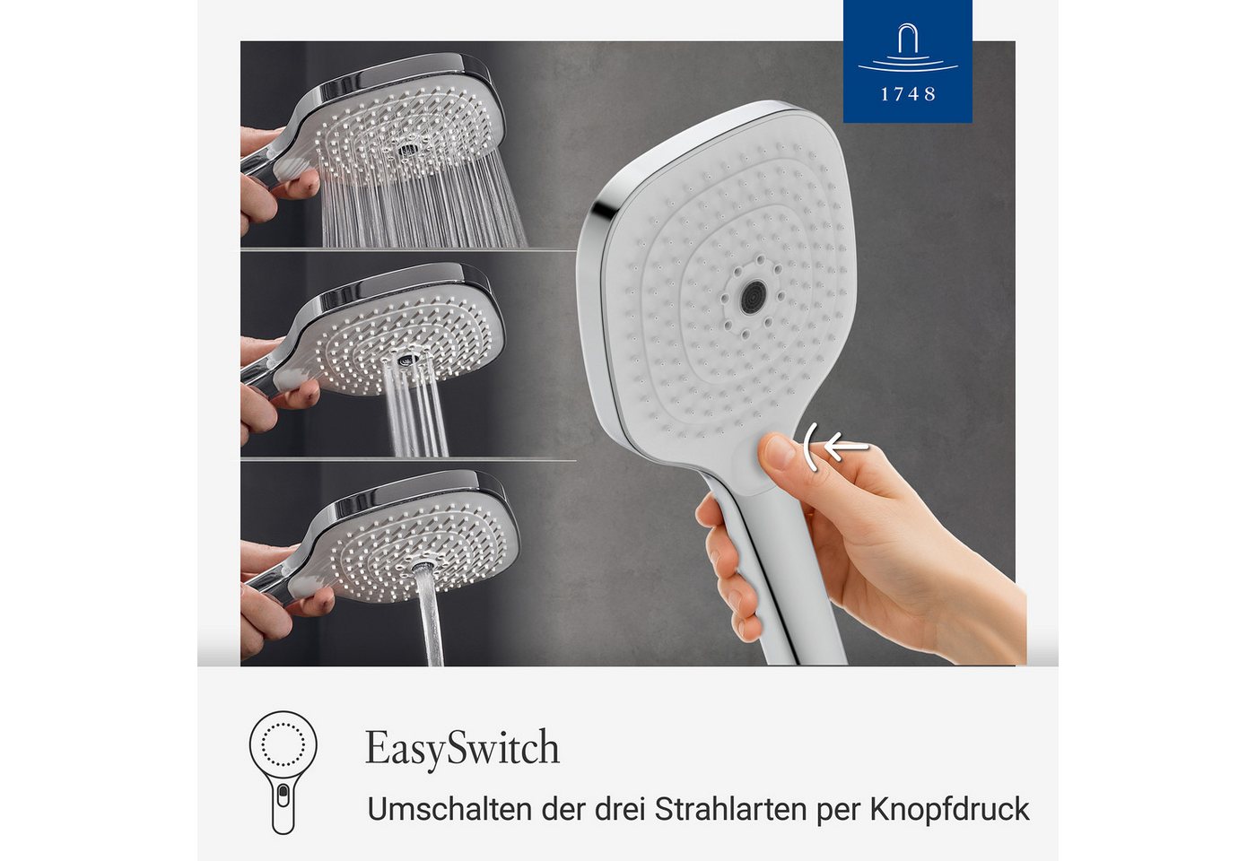 Villeroy & Boch Elody Handbrause Chrom Bild 3
