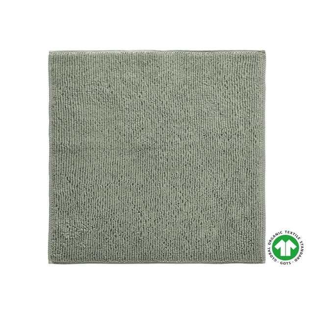 ecoTree Badematte Bio Hanna in Olivgrün ca. 60x60cm