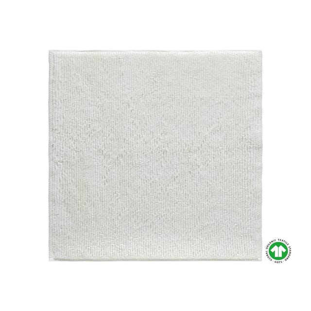 ecoTree Badematte Bio Hanna in Weiß ca. 60x60cm