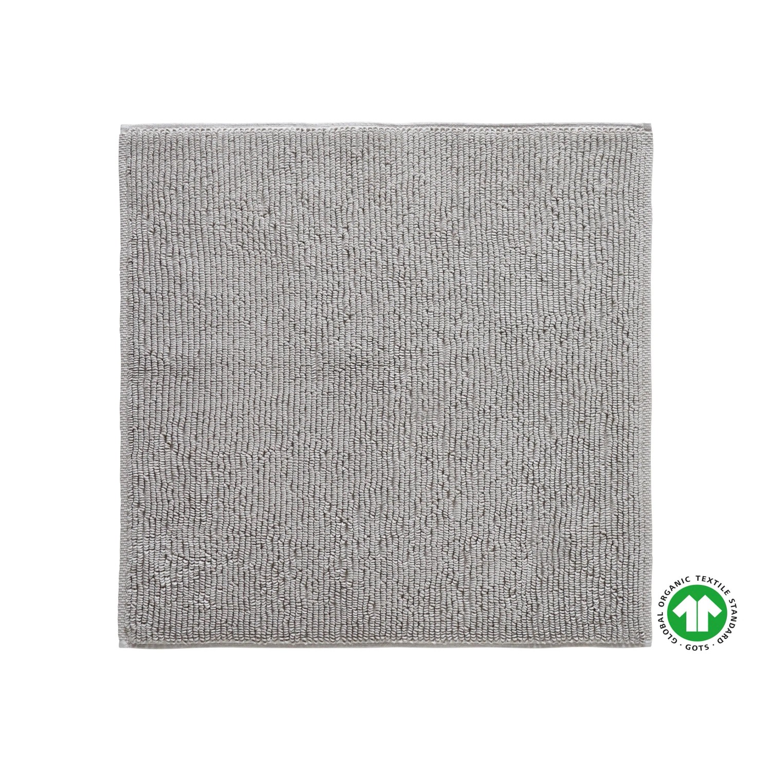 ecoTree Badematte Bio Hanna in Grau ca. 60x60cm
