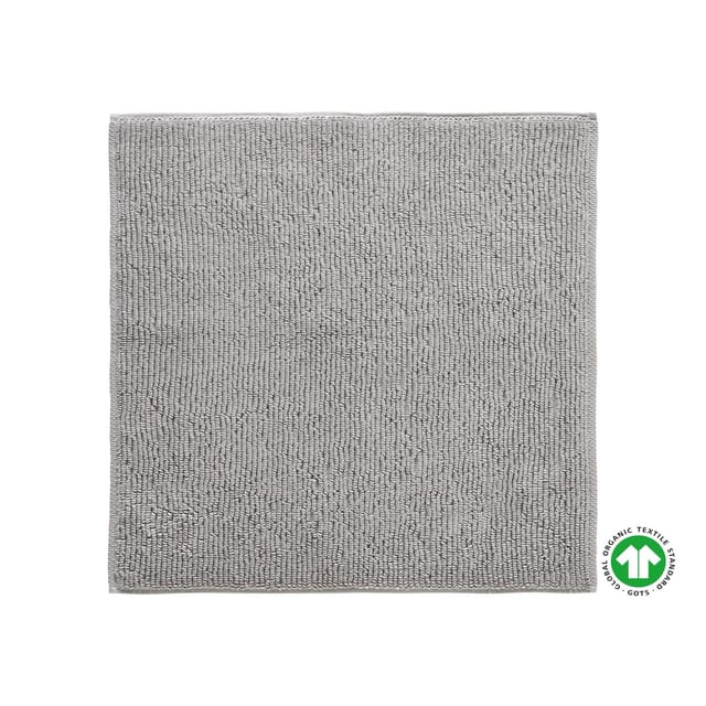 ecoTree Badematte Bio Hanna in Grau ca. 60x60cm