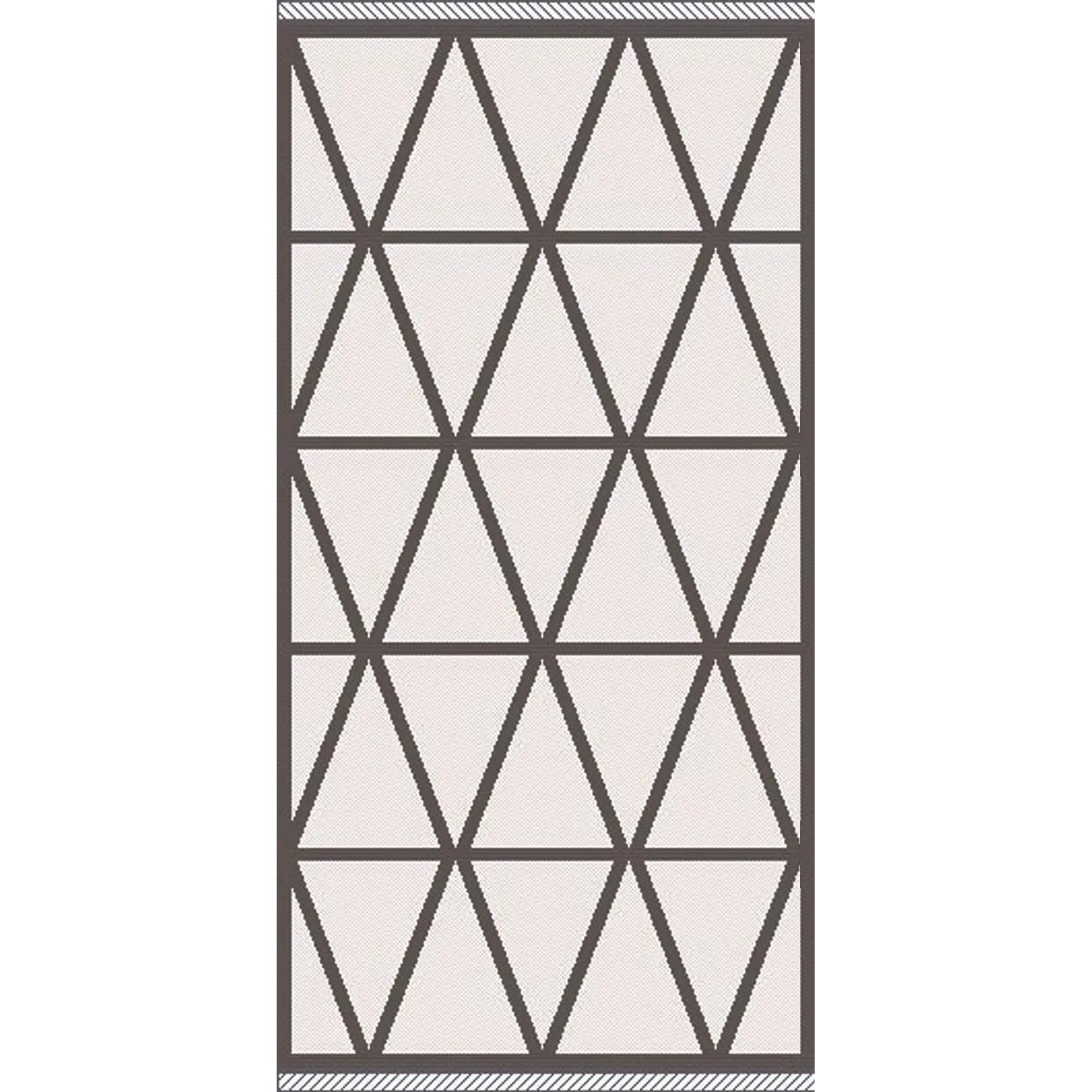 Modern Living Flachwebeteppich Phoenix 1 in Anthrazit ca. 80x150cm