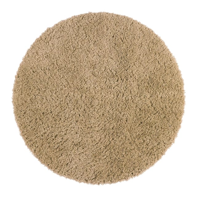 Premium Living Badematte Chris Hellbraun ⌀ ca. 80cm