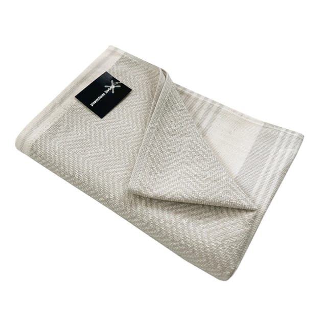 Premium Living Geschirrtuch-Set Milo Beige 2-teilig