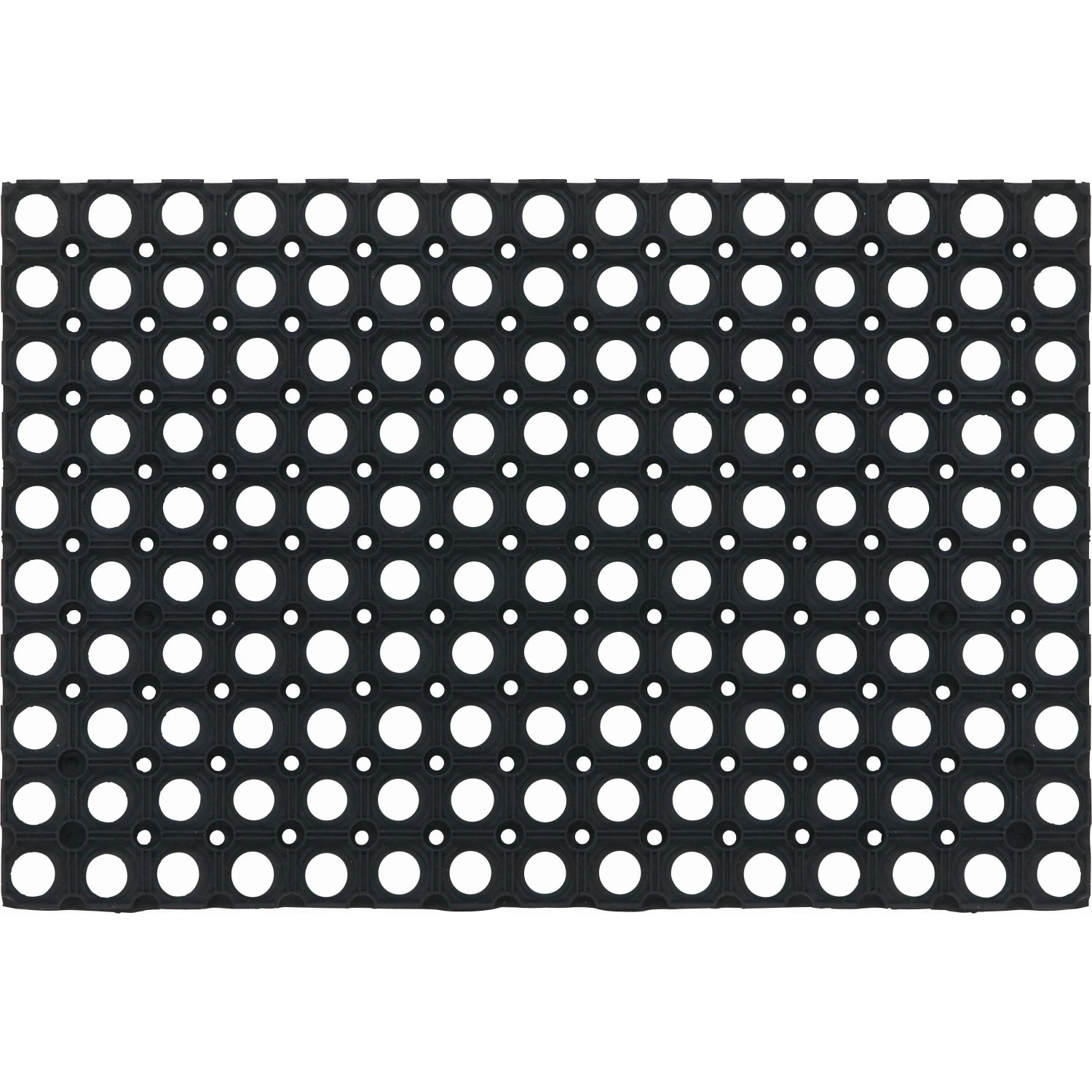 Mömax Fußmatte Ring Rubber Schwarz ca. 40x60cm