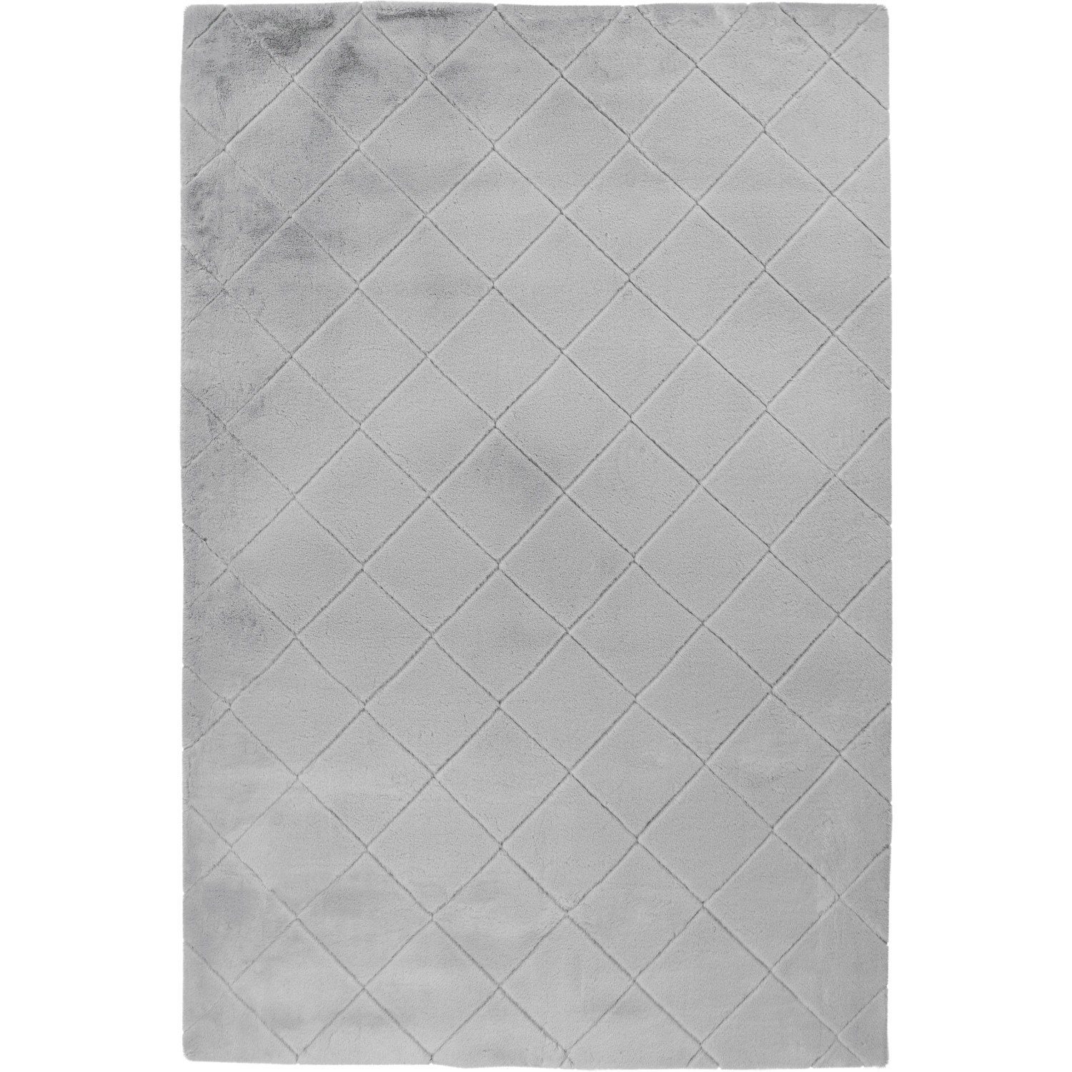 Lalee Teppich Impulse 80 cm x 150 cm Silber