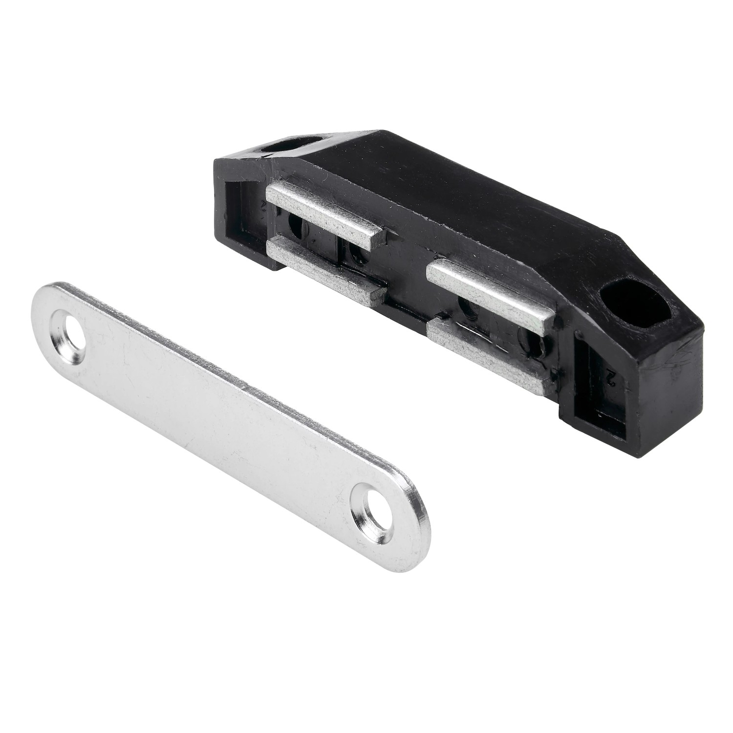 Hettich XXL-Magnetschnäpper Verzinkt 8 kg 75 mm x 19 mm x 17 mm Schwarz
