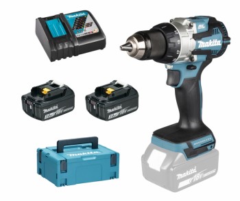 Makita DDF489RFJ 2x 3Ah Akku + Ladegerät