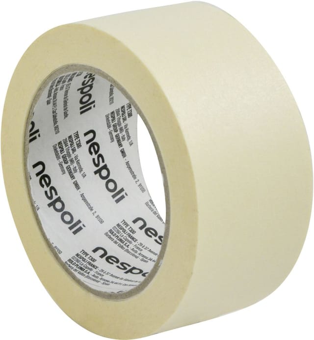 Flachkreppband 50 mm x 50 m hitzebeständig bis 80° Kreppband