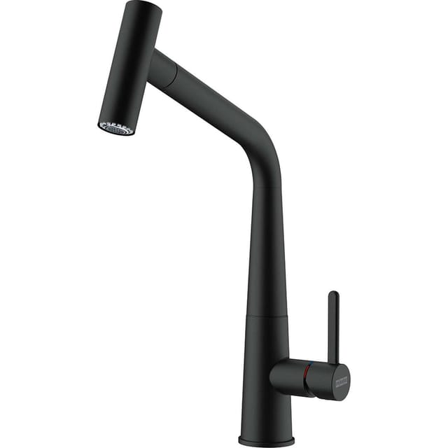 Franke - Icon - Spültischarmatur fg 5188.901 mit ausziehbarem Endstück, schwarz matt 115.0625.190