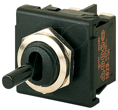 KIPP 1824.1101 - Kippschalter 6(4)A-250VAC, 2x, Ein-Ein
